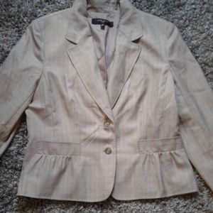 Plaid Tan Suit NINE WEST, Zise 14
